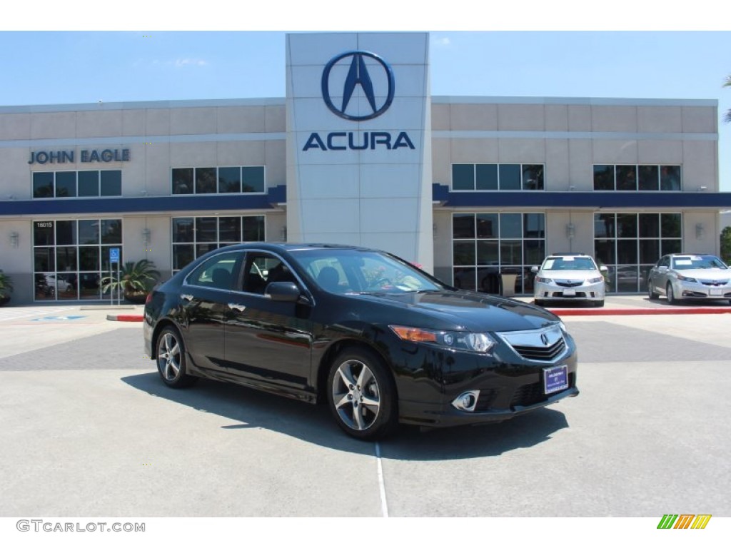 Crystal Black Pearl Acura TSX