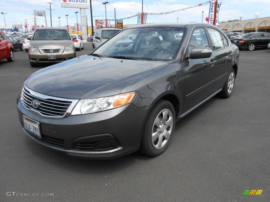 2009 Optima LX - Midnight Gray / Gray photo #1
