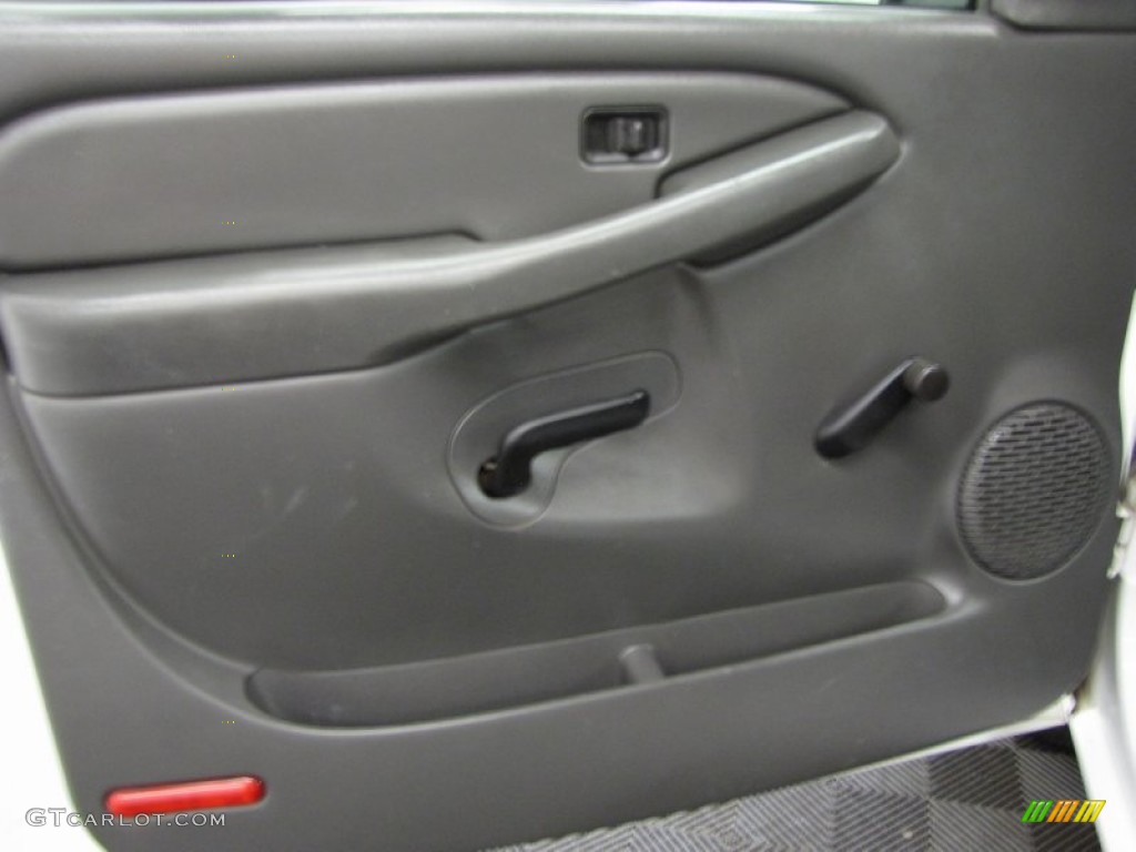 2004 GMC Sierra 1500 Regular Cab Dark Pewter Door Panel Photo #81860625