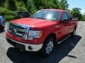 2013 Race Red Ford F150 XLT SuperCab 4x4  photo #5