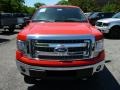 2013 Race Red Ford F150 XLT SuperCab 4x4  photo #6