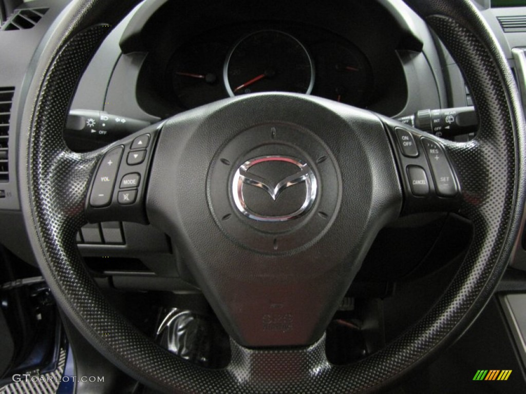 2009 MAZDA5 Sport - Stormy Blue Mica / Black photo #15