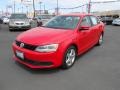 2011 Tornado Red Volkswagen Jetta TDI Sedan  photo #1