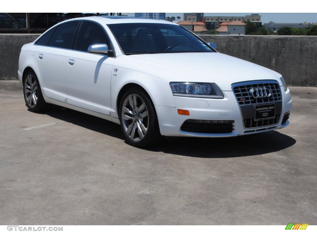2007 S6 5.2 quattro Sedan - Ibis White / Silver photo #1