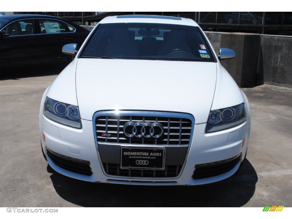 2007 S6 5.2 quattro Sedan - Ibis White / Silver photo #2