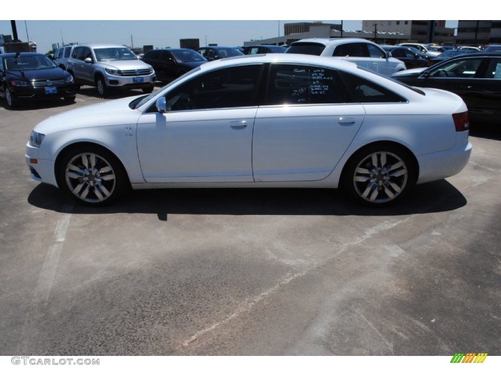 2007 S6 5.2 quattro Sedan - Ibis White / Silver photo #4