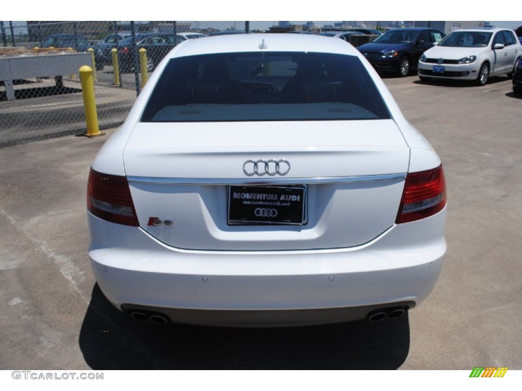 2007 S6 5.2 quattro Sedan - Ibis White / Silver photo #6