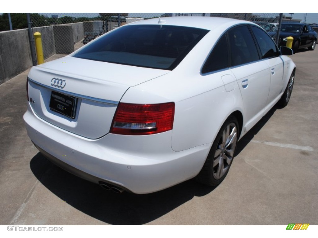 2007 S6 5.2 quattro Sedan - Ibis White / Silver photo #7