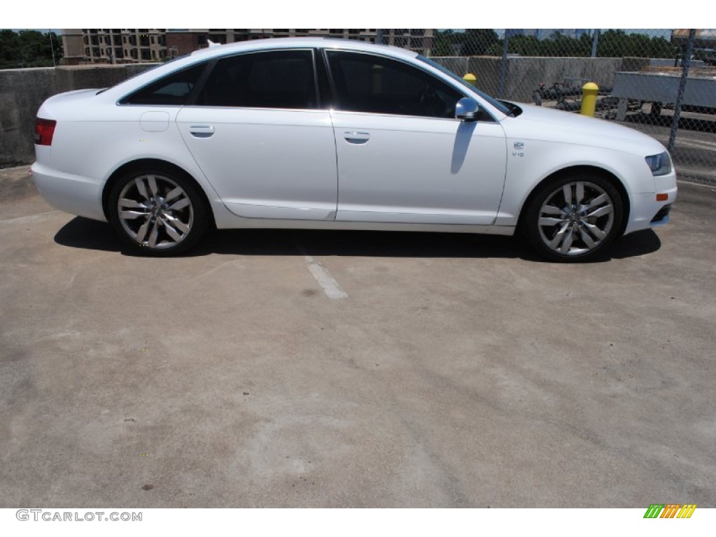 2007 S6 5.2 quattro Sedan - Ibis White / Silver photo #8