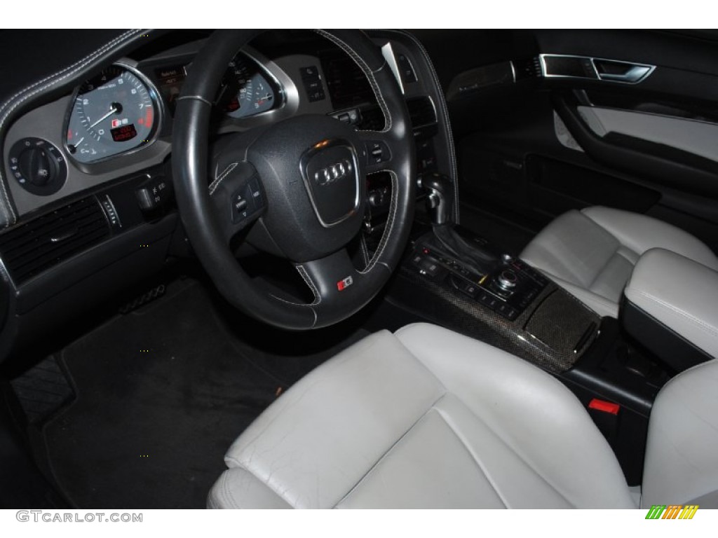 2007 S6 5.2 quattro Sedan - Ibis White / Silver photo #14