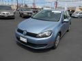 2010 Shark Blue Metallic Volkswagen Golf 2 Door  photo #2