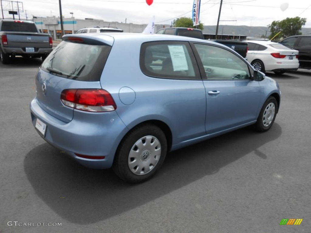 2010 Golf 2 Door - Shark Blue Metallic / Titan Black photo #5