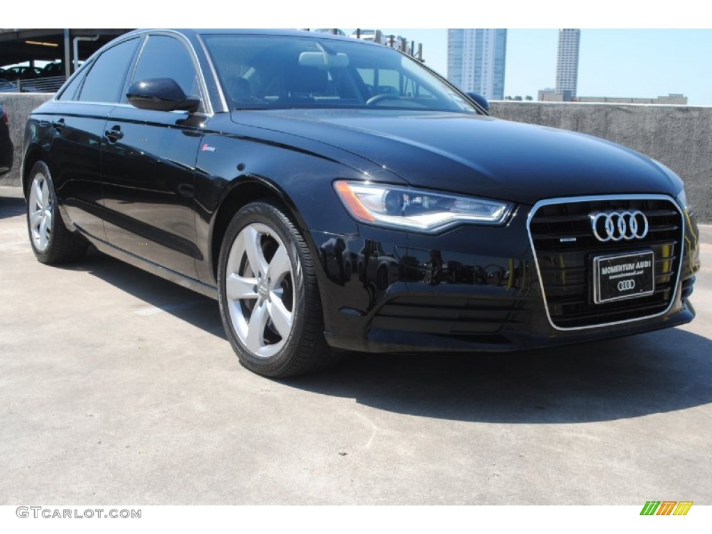 2012 A6 3.0T quattro Sedan - Brilliant Black / Black photo #1