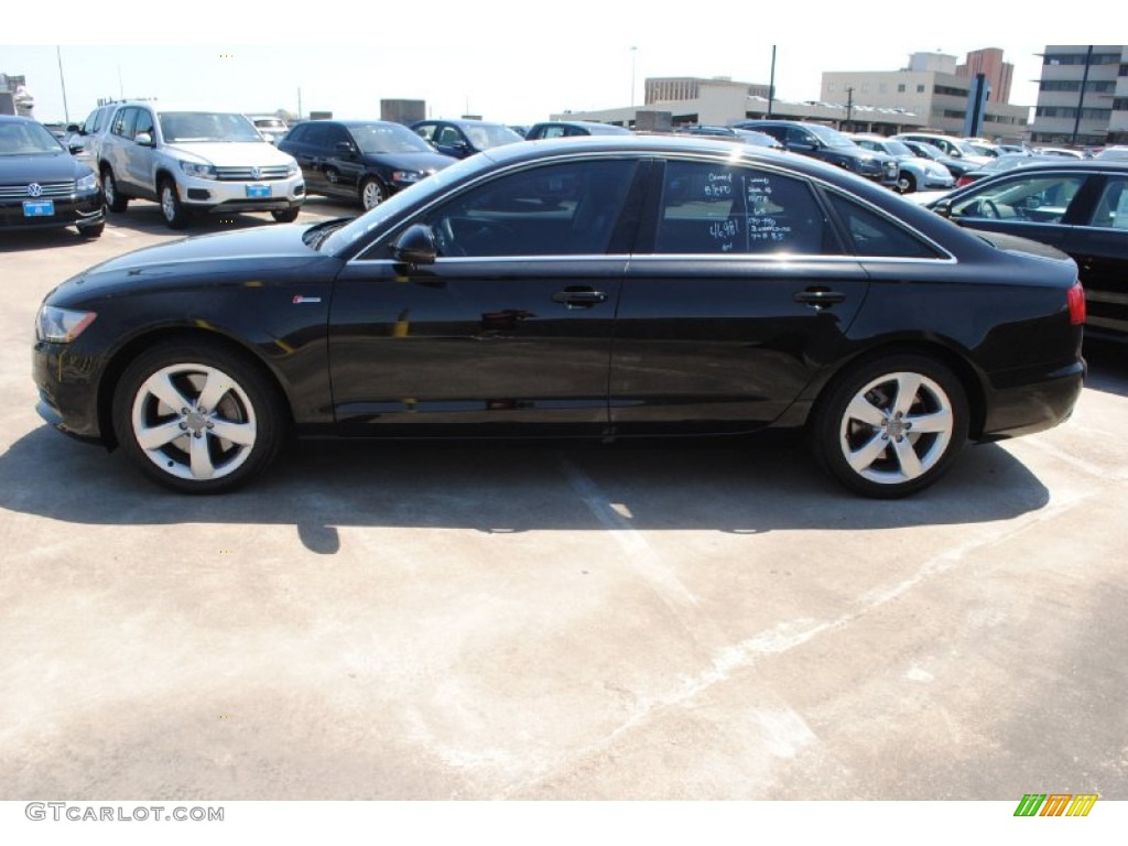 2012 A6 3.0T quattro Sedan - Brilliant Black / Black photo #4