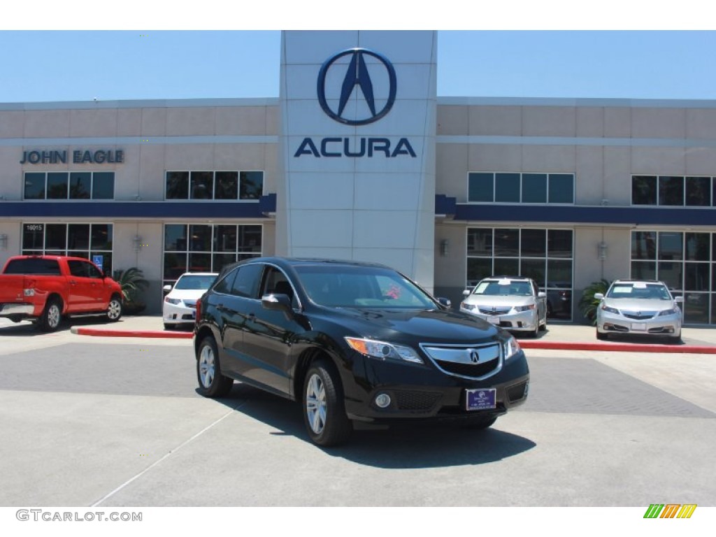 2014 RDX Technology AWD - Crystal Black Pearl / Ebony photo #1