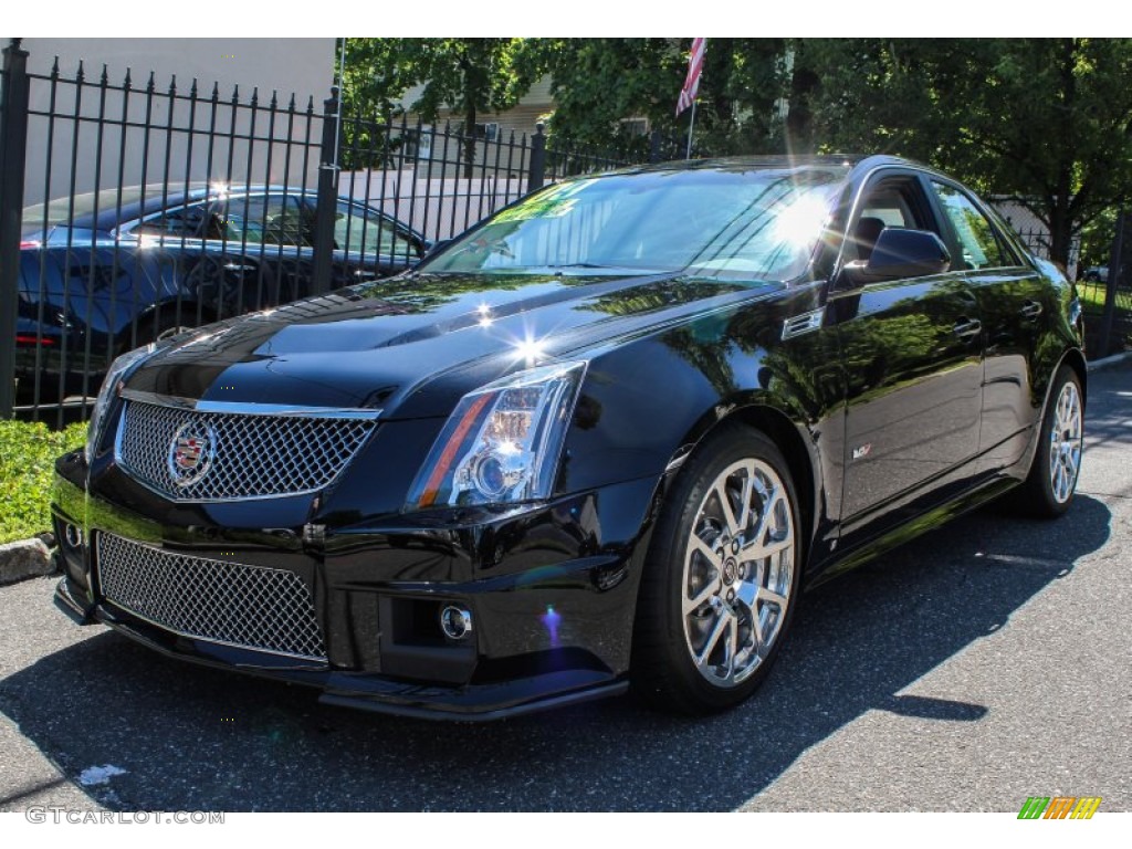 2009 CTS -V Sedan - Black Raven / Ebony photo #1