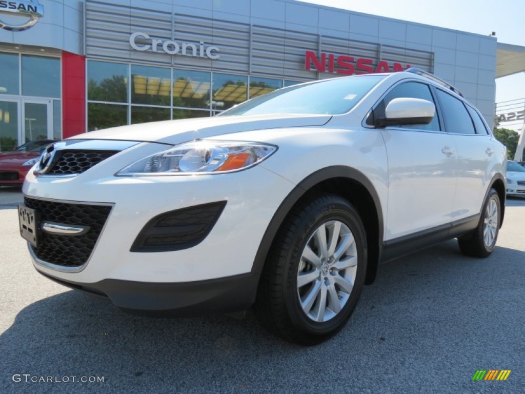 2010 CX-9 Touring - Crystal White Pearl Mica / Sand photo #1