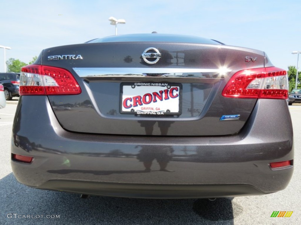 2013 Sentra SV - Amethyst Gray / Charcoal photo #4