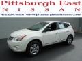 2011 Pearl White Nissan Rogue S AWD  photo #1