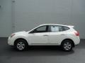 2011 Pearl White Nissan Rogue S AWD  photo #2