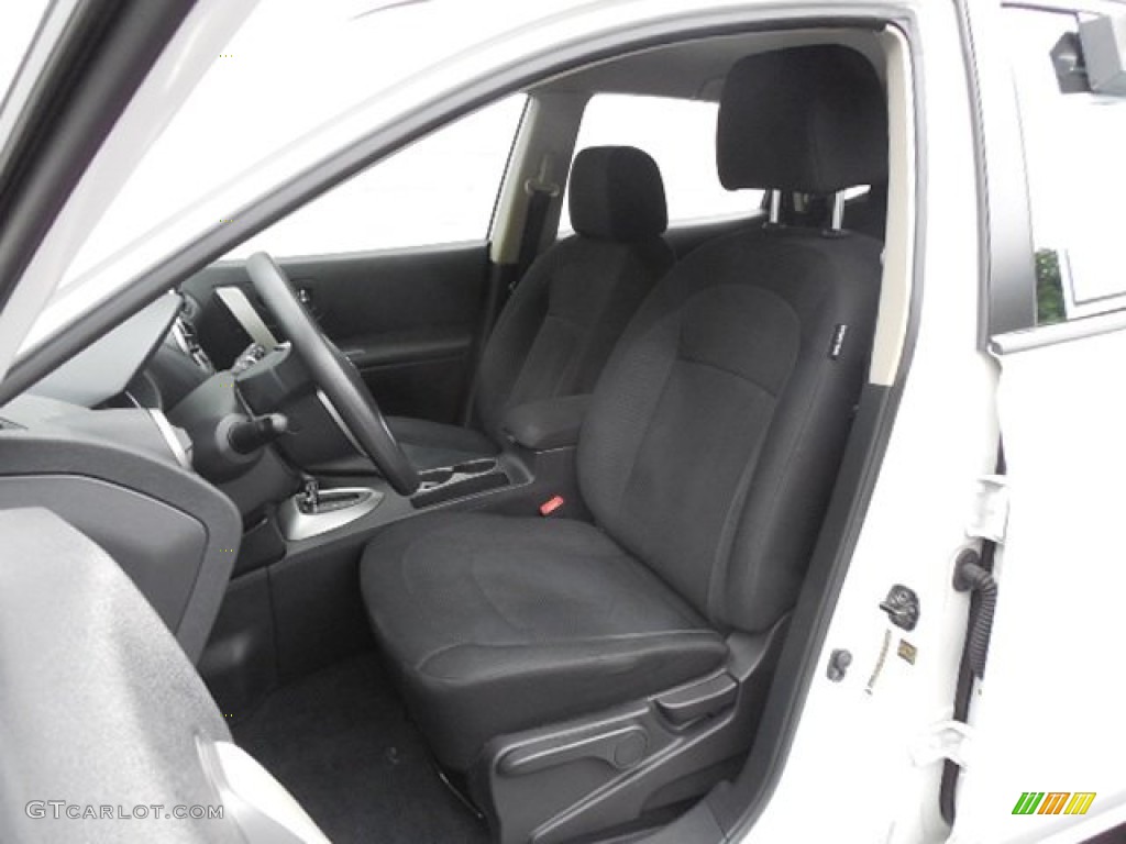 2011 Rogue S AWD - Pearl White / Black photo #8