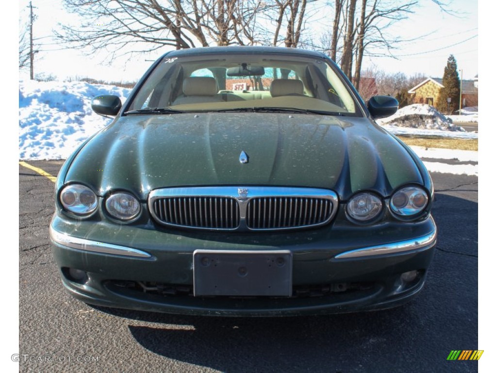 2002 X-Type 2.5 - British Racing Green / Sand photo #2