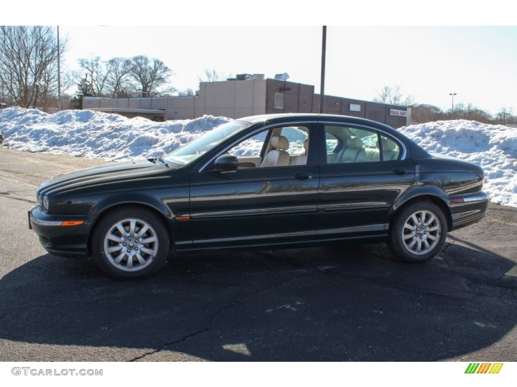 2002 X-Type 2.5 - British Racing Green / Sand photo #3