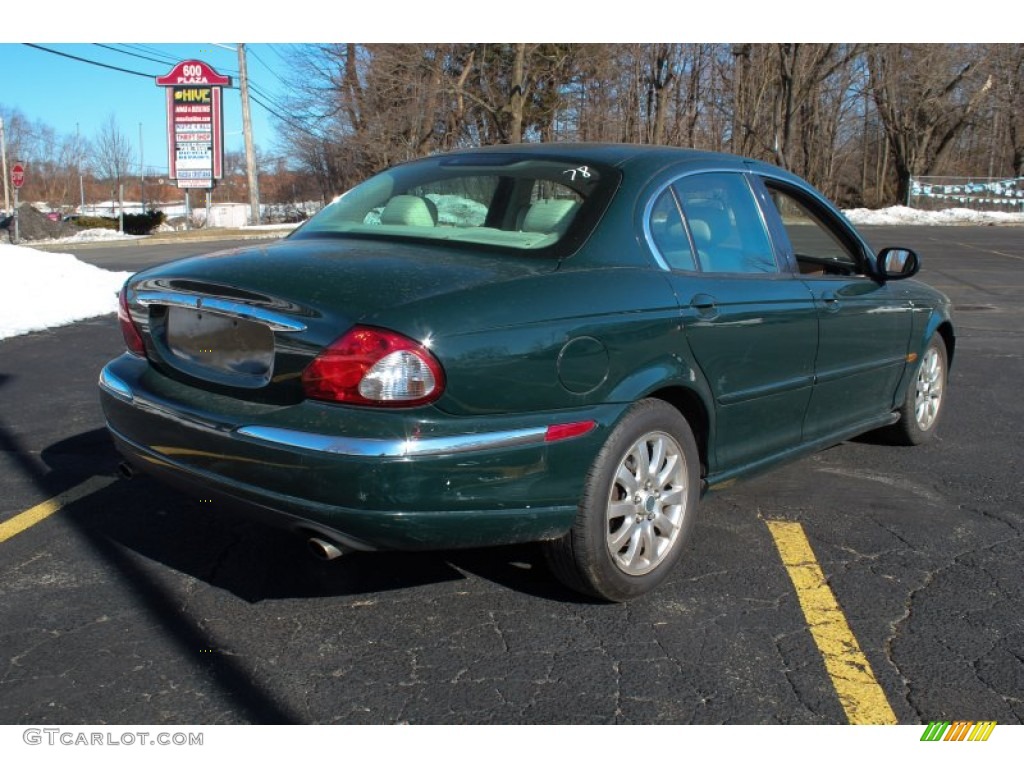 2002 X-Type 2.5 - British Racing Green / Sand photo #6