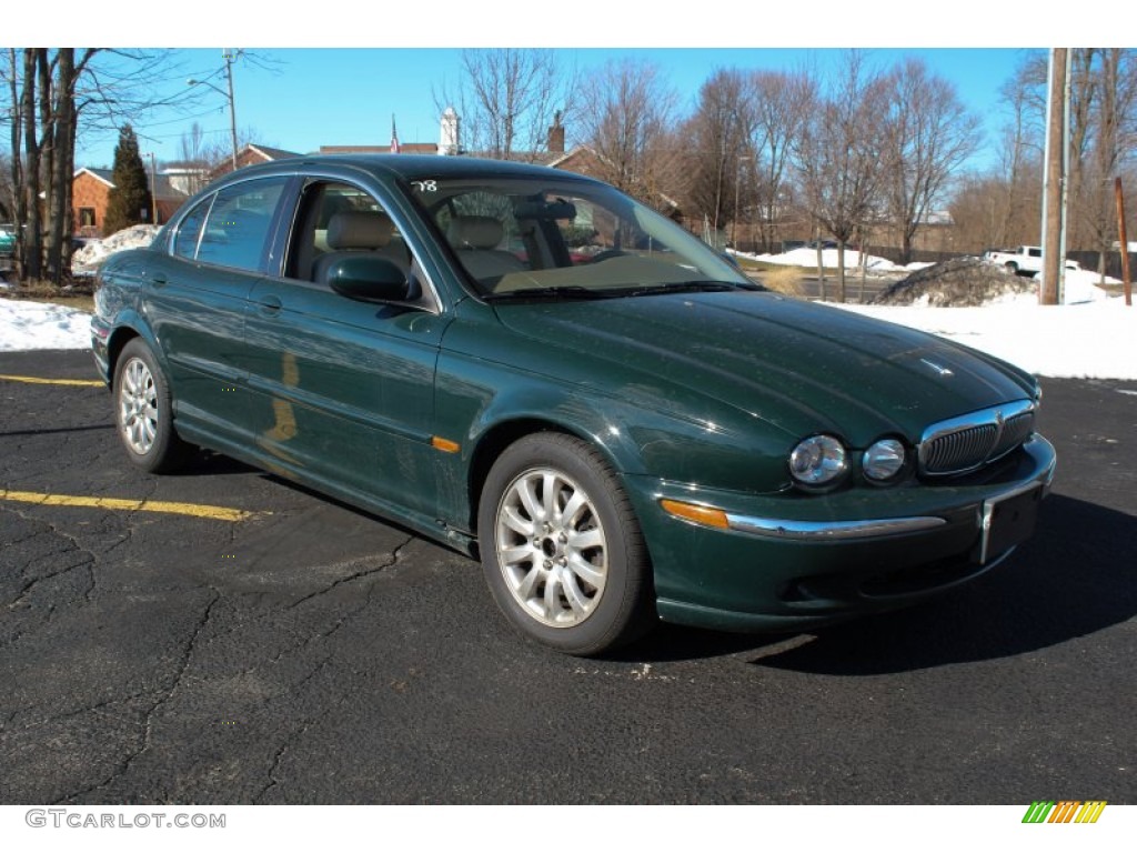 2002 X-Type 2.5 - British Racing Green / Sand photo #7