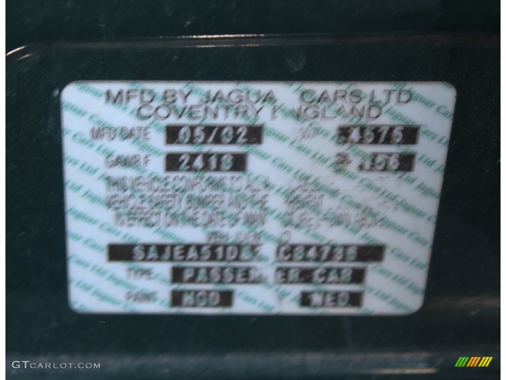 2002 X-Type 2.5 - British Racing Green / Sand photo #16