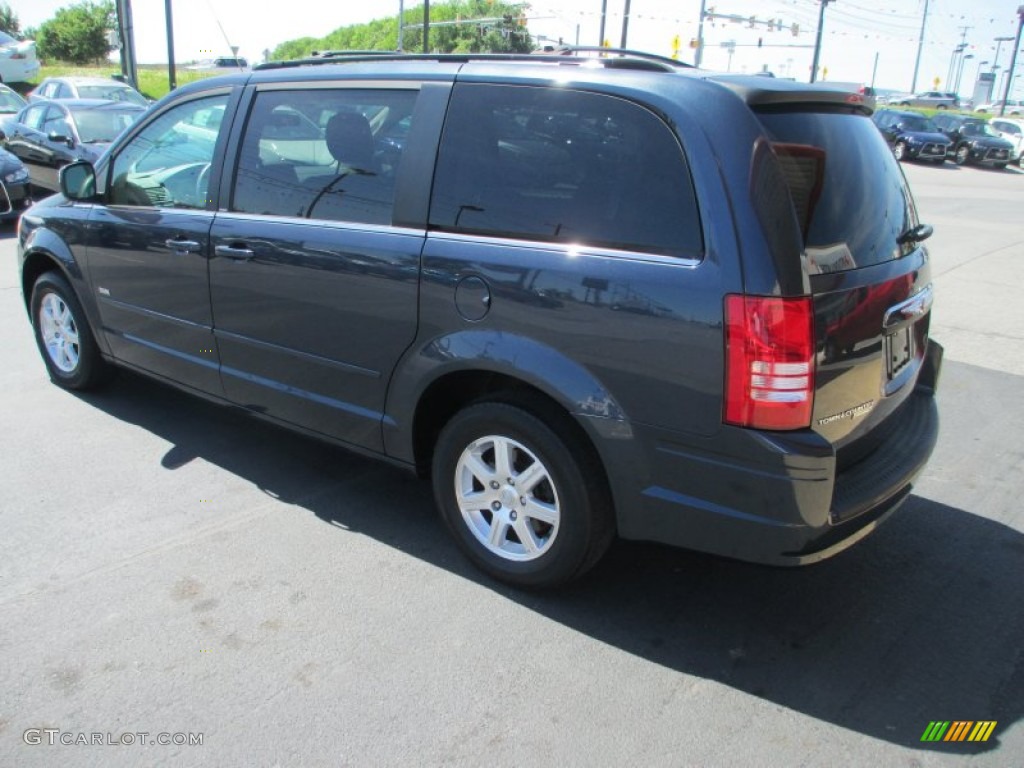 2008 Town & Country Touring Signature Series - Modern Blue Pearlcoat / Medium Slate Gray/Light Shale photo #5