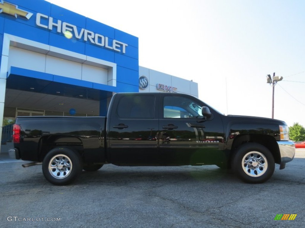 2013 Silverado 1500 LT Crew Cab - Black / Ebony photo #8