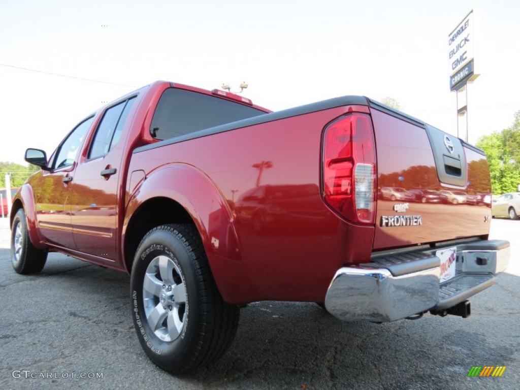 2012 Frontier S Crew Cab - Lava Red / Steel photo #5