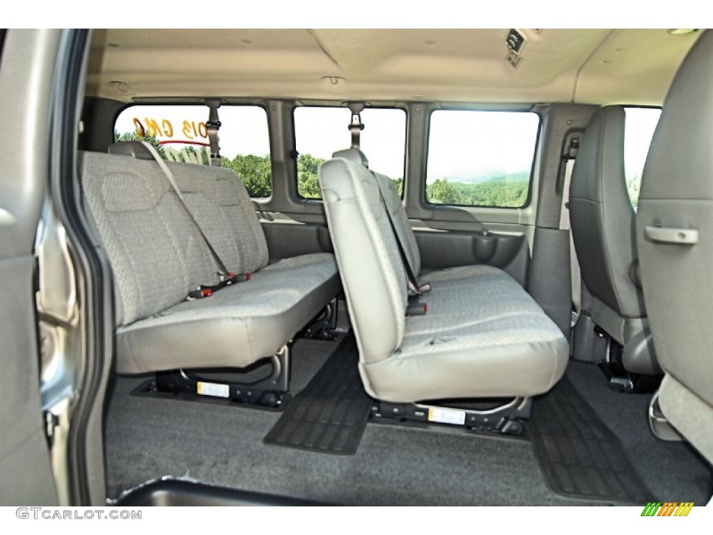Medium Pewter Interior 2013 GMC Savana Van LT 1500 AWD Passenger Photo #81866583