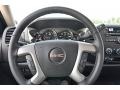 2013 GMC Sierra 1500 Ebony Interior Steering Wheel Photo