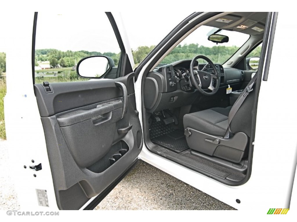 2013 Sierra 1500 SLE Regular Cab 4x4 - Summit White / Ebony photo #18