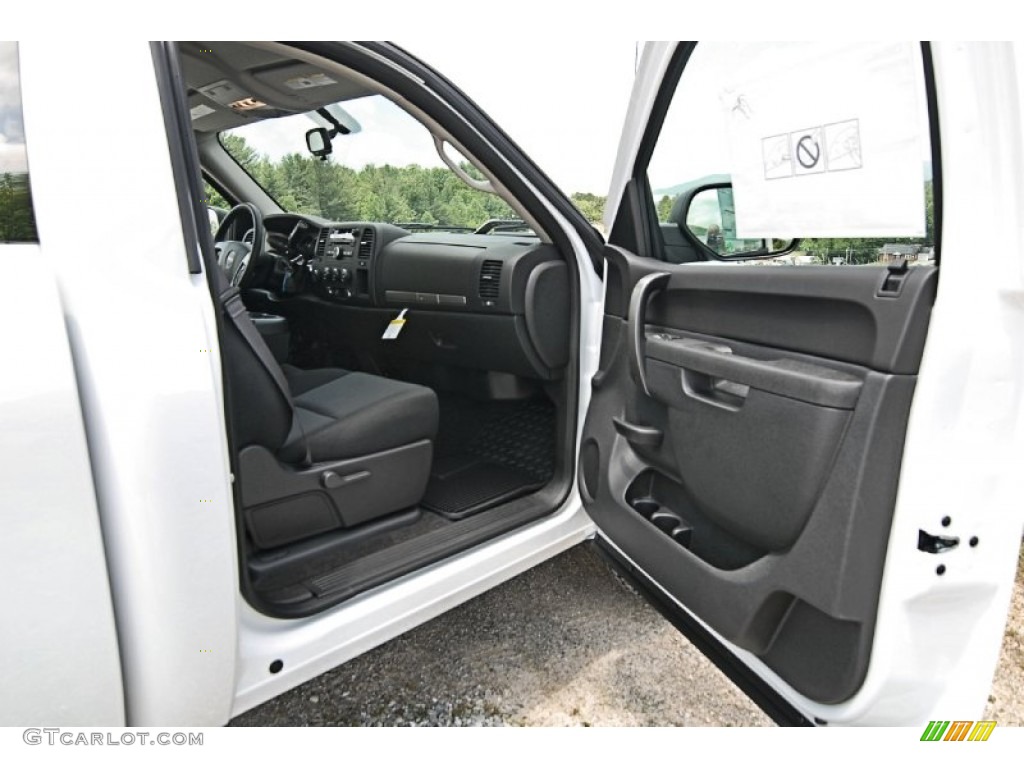 2013 Sierra 1500 SLE Regular Cab 4x4 - Summit White / Ebony photo #21