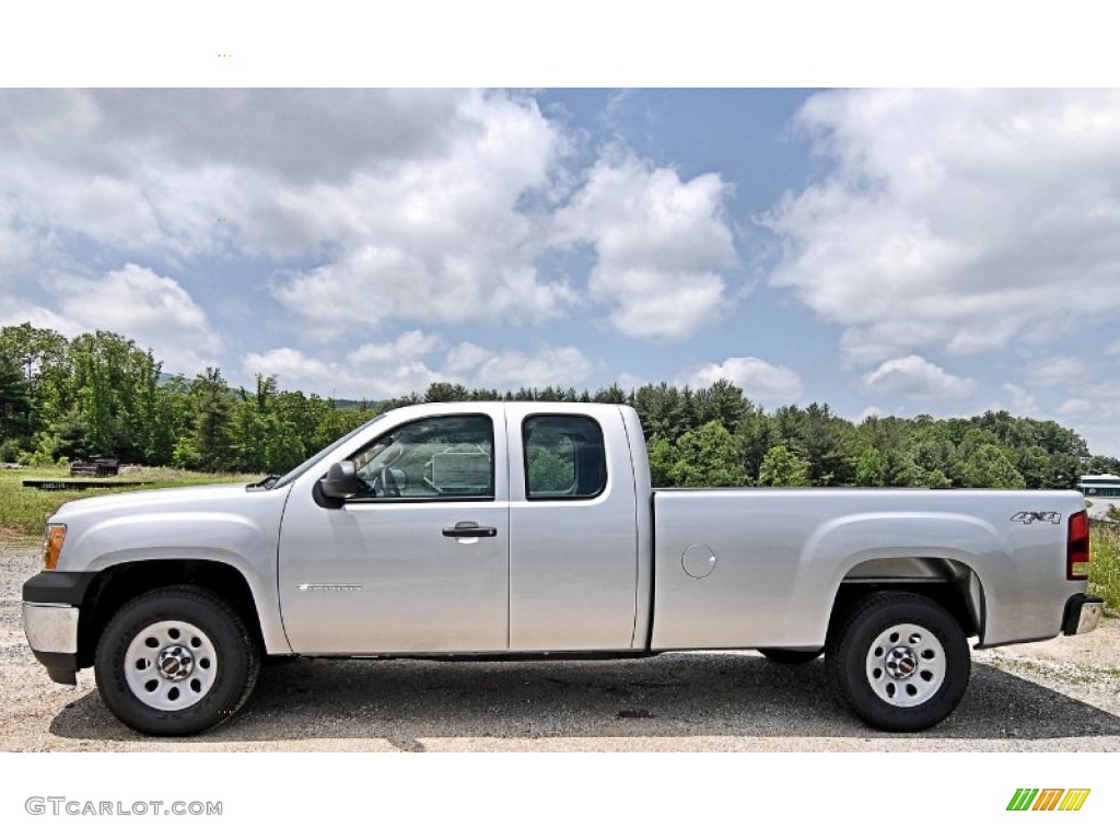 2013 Sierra 1500 Extended Cab - Quicksilver Metallic / Dark Titanium photo #4