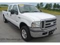 Oxford White - F250 Super Duty XL Crew Cab 4x4 Photo No. 2