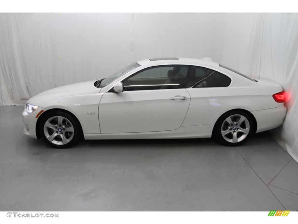 2011 3 Series 335i Coupe - Alpine White / Oyster/Black Dakota Leather photo #2