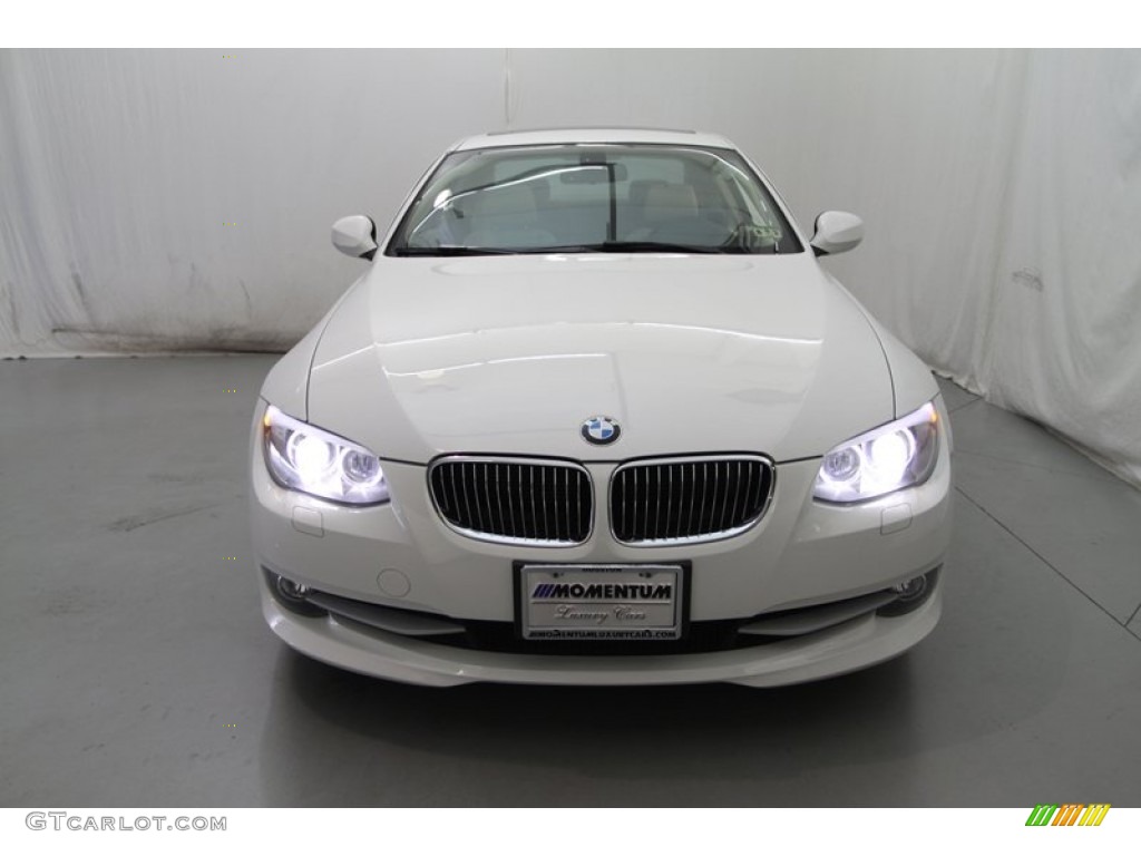 2011 3 Series 335i Coupe - Alpine White / Oyster/Black Dakota Leather photo #3
