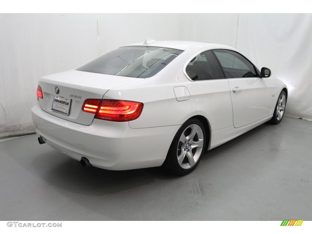 2011 3 Series 335i Coupe - Alpine White / Oyster/Black Dakota Leather photo #8