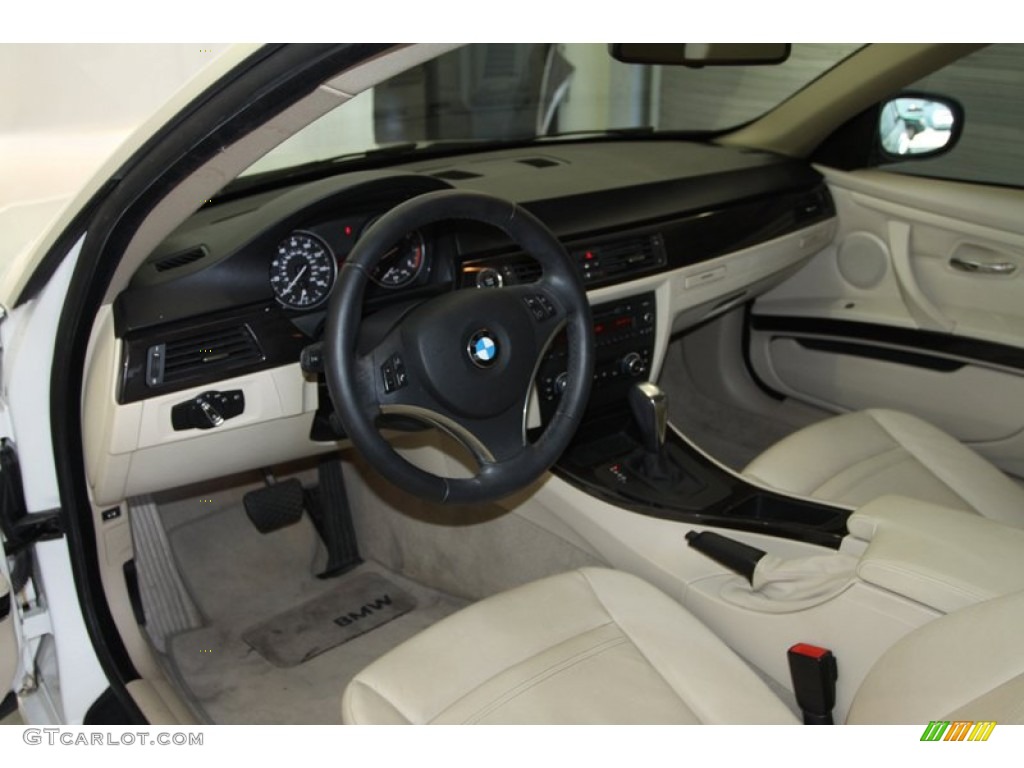 2011 3 Series 335i Coupe - Alpine White / Oyster/Black Dakota Leather photo #14
