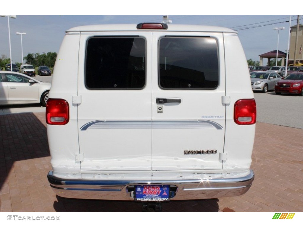 1999 Ram Van 1500 Passenger Conversion - Bright White / Blue photo #14