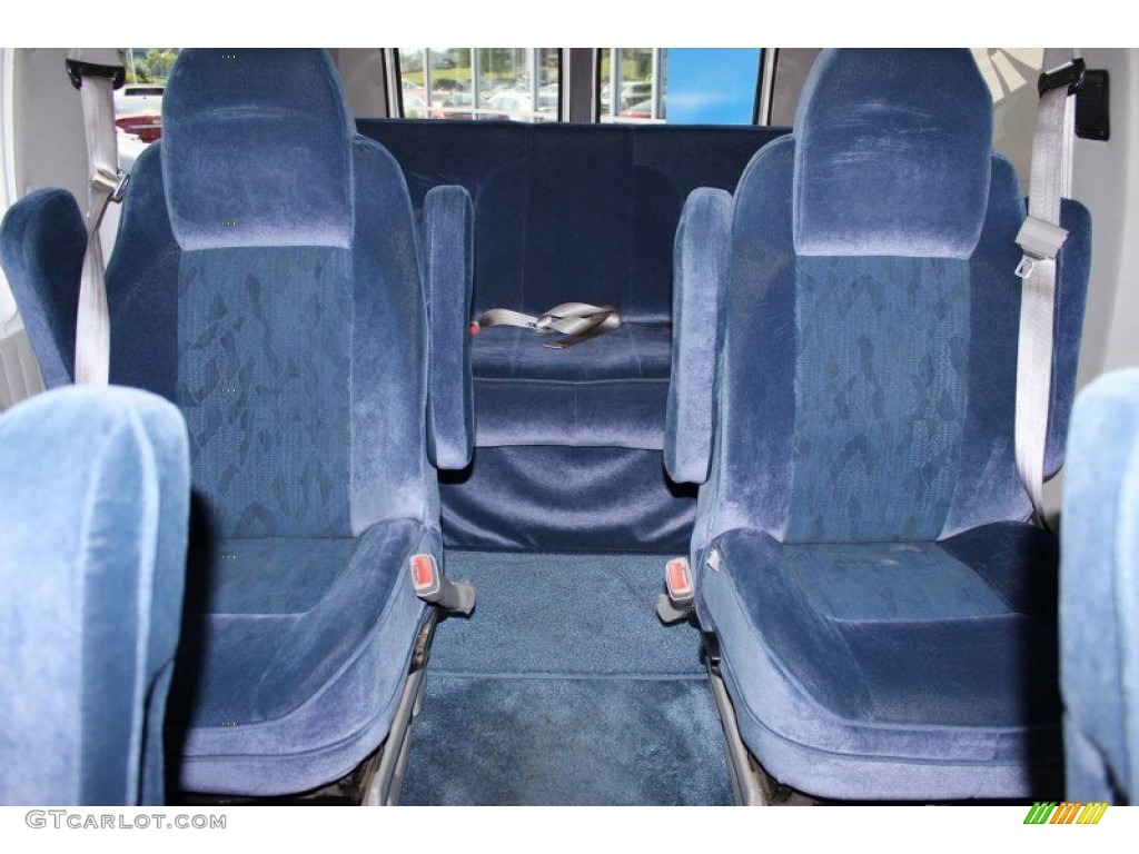 Blue Interior 1999 Dodge Ram Van 1500 Passenger Conversion Photo #81871408