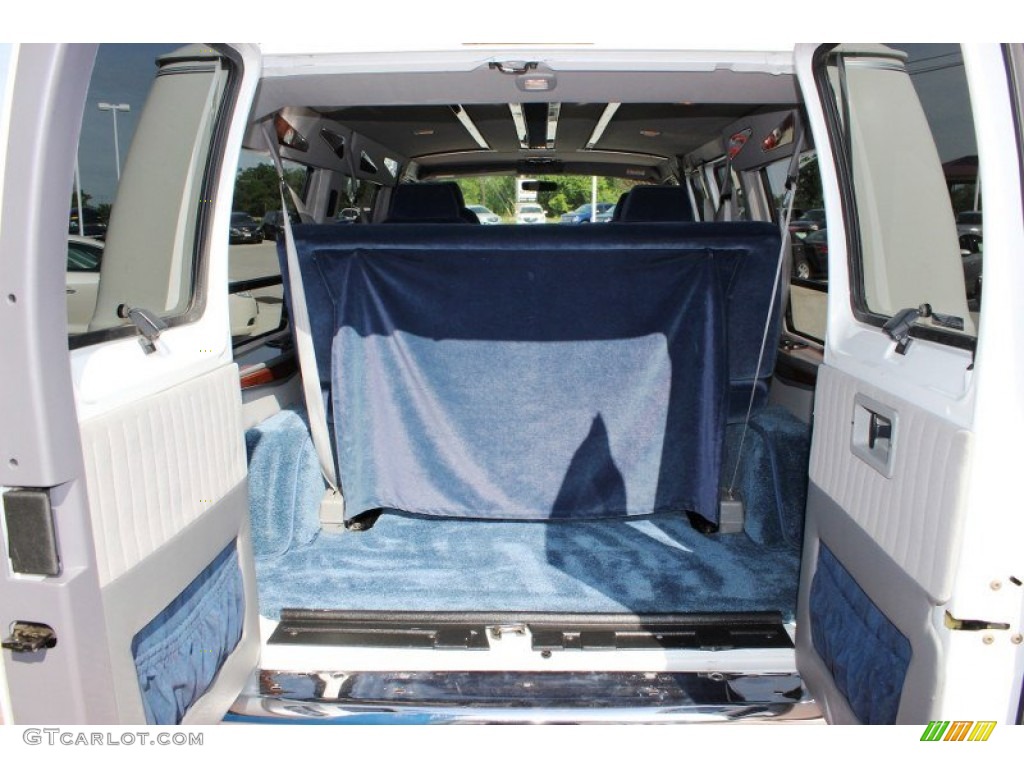 1999 Ram Van 1500 Passenger Conversion - Bright White / Blue photo #22
