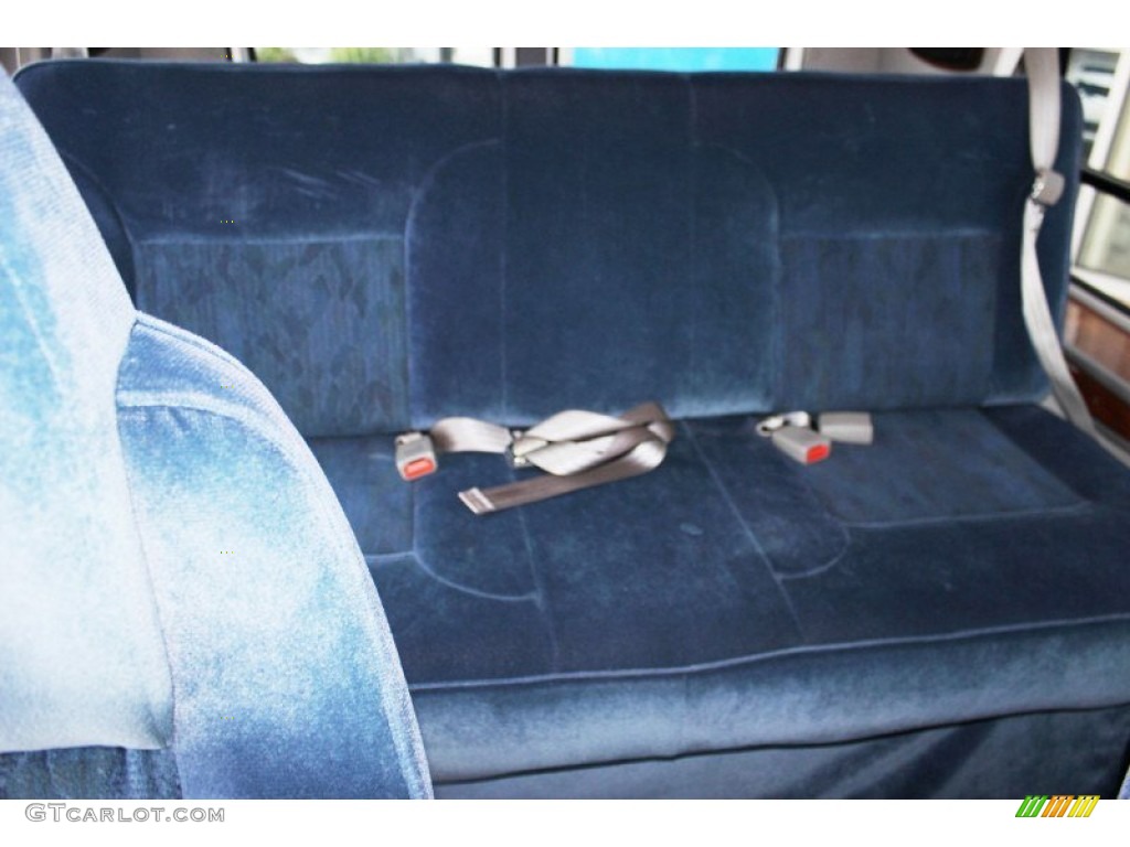 1999 Ram Van 1500 Passenger Conversion - Bright White / Blue photo #23