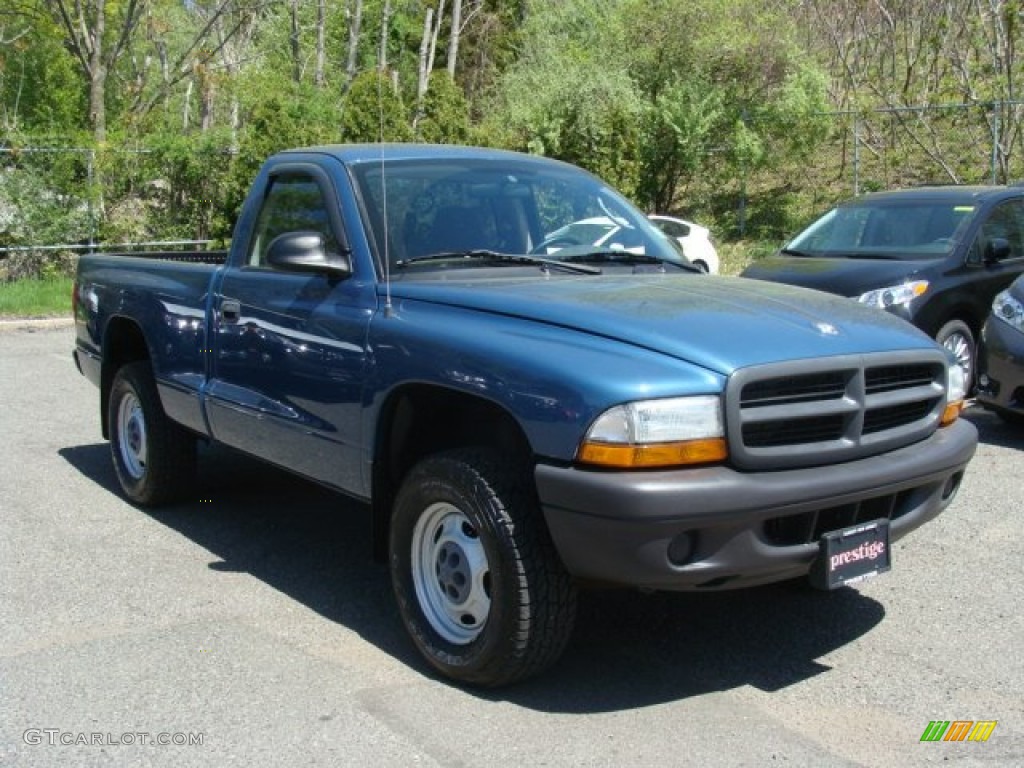 2003 Dakota Regular Cab 4x4 - Atlantic Blue Pearlcoat / Dark Slate Gray photo #1