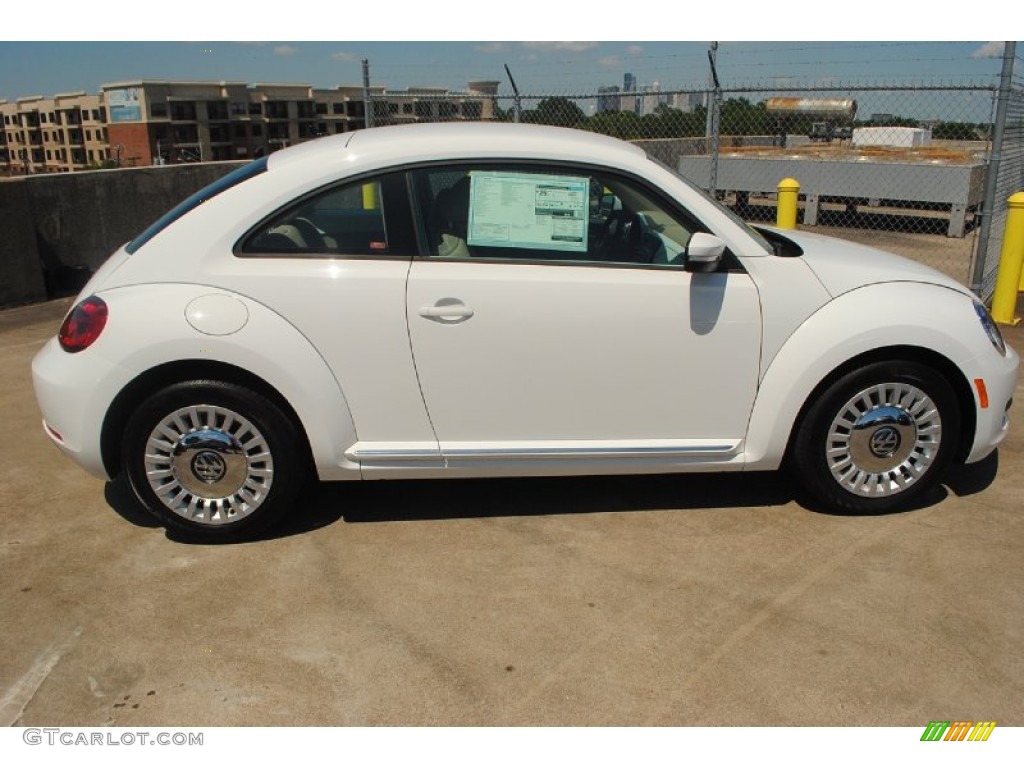 2013 Beetle 2.5L - Candy White / Beige photo #8