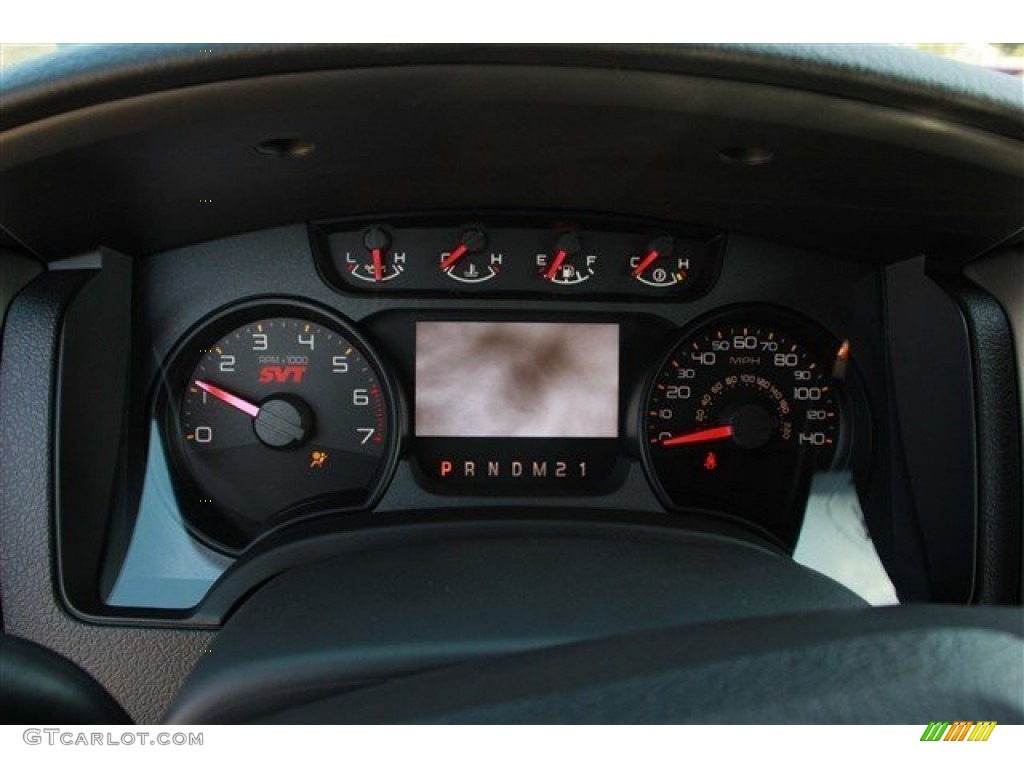 2013 Ford F150 SVT Raptor SuperCrew 4x4 Gauges Photo #81872833